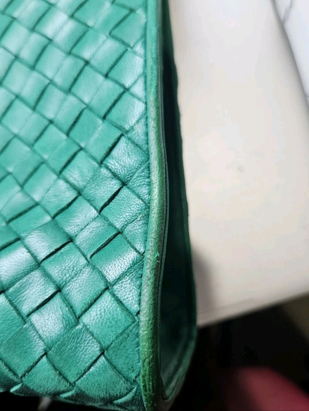 Bottega Veneta Vintage 90s Intrecciato Nappa Frame Bag - Picture 8 of 14